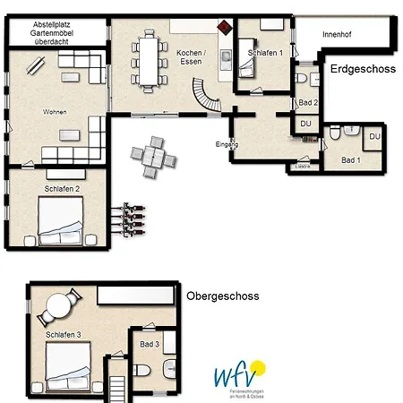 Haus Reedestrasse 37 Ferienwohnung 4 Lejlighed